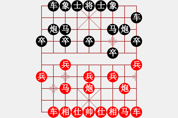 象棋棋譜圖片：棋海無崖(8段)-勝-初學(xué)者之一(7段) - 步數(shù)：10 