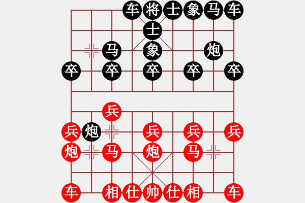 象棋棋譜圖片：2019.5.21.3AI競賽區(qū)先勝AI2-1第二種變化 - 步數(shù)：10 