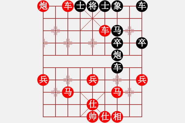 象棋棋譜圖片：2019.5.21.3AI競賽區(qū)先勝AI2-1第二種變化 - 步數(shù)：40 