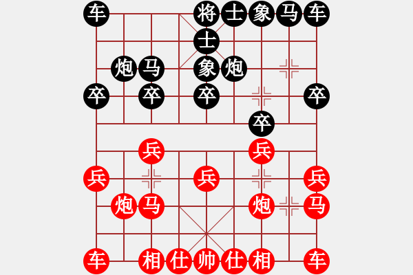 象棋棋譜圖片：魚蛋(7段)-和-thuongem(5段) - 步數(shù)：10 