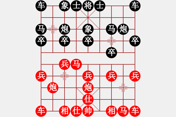 象棋棋谱图片：阳光的气息(9星)-胜-shiga(地煞) - 步数：10 