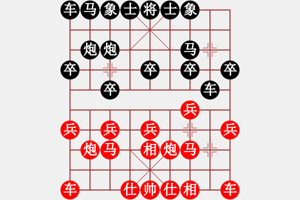 象棋棋譜圖片：第三輪 弈海 城主 先勝 棋門 老王 - 步數(shù)：10 