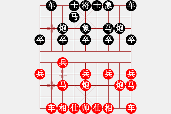 象棋棋譜圖片：小蜜蜂[476584020] -VS- 百思不得棋解[575644877] - 步數(shù)：10 