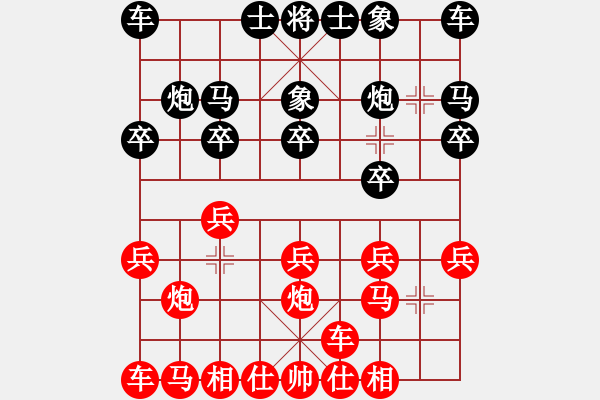 象棋棋譜圖片：中財四輪：徐州劉言快輸李小舟 - 步數(shù)：10 