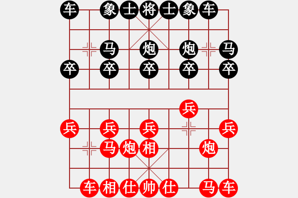 象棋棋譜圖片：廣州大仙(9星)-和-皖南棋瘋(北斗) - 步數(shù)：10 