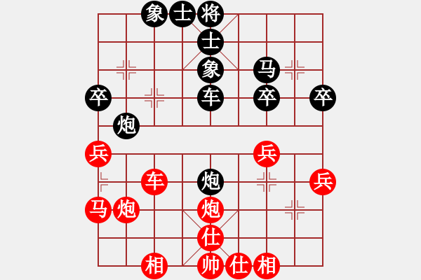 象棋棋譜圖片：nghiemcm(6段)-和-核爆炸(6段) - 步數(shù)：40 