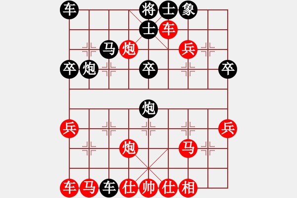 象棋棋譜圖片：4.2廣水先生(9段)-負-軟賤(2段) - 步數：40 