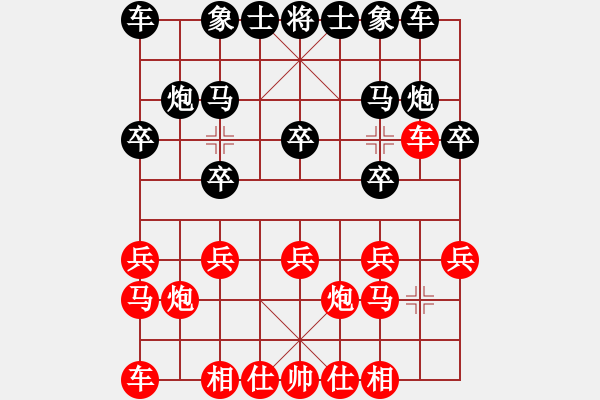 象棋棋譜圖片：2015年溫州甲級聯(lián)賽第二輪樂清隊林建春對鹿城馬象隊倪半雷 - 步數(shù)：10 