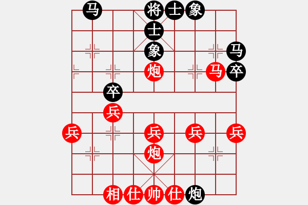 象棋棋譜圖片：輕裘肥馬[357266726] -VS- 紅衛(wèi)兵[84145183] - 步數(shù)：40 