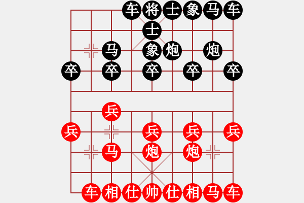 象棋棋譜圖片：象棋巫師競技場-龐統(tǒng) 先負(fù) hjm164 - 步數(shù)：10 