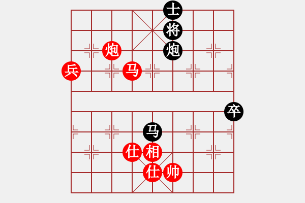 象棋棋譜圖片：我本無(wú)敵(5段)-和-風(fēng)云無(wú)影(月將)中炮過(guò)河車(chē)七路馬對(duì)屏風(fēng)馬兩頭蛇 紅左橫車(chē) - 步數(shù)：120 