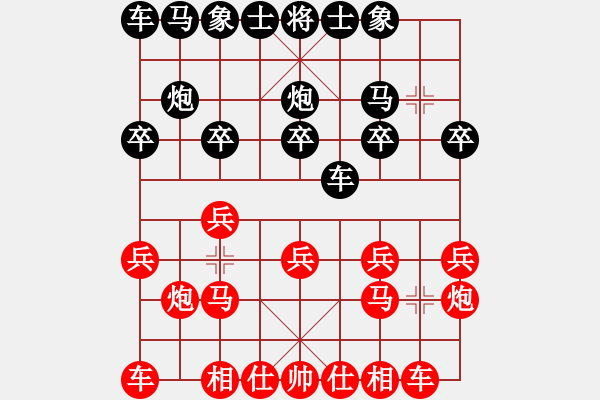 象棋棋譜圖片：情迷蒼井空(9弦)-勝-懵棋(1星) - 步數(shù)：10 