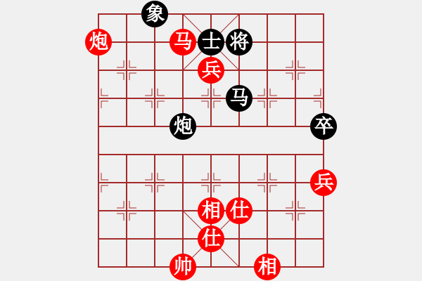 象棋棋譜圖片：一心下棋(月將)-勝-青年英雄(月將) - 步數(shù)：100 