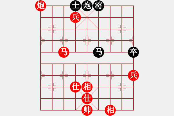 象棋棋譜圖片：一心下棋(月將)-勝-青年英雄(月將) - 步數(shù)：120 