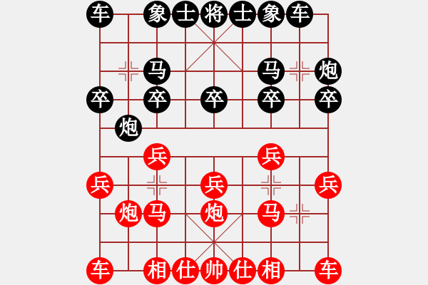 象棋棋譜圖片：本溪仙人(2段)-勝-諸葛氏(1段) - 步數(shù)：10 