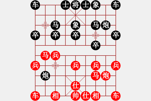 象棋棋譜圖片：嘴角揚(yáng)揚(yáng)[50129759] -VS- 吃穿住[2806763752] - 步數(shù)：10 