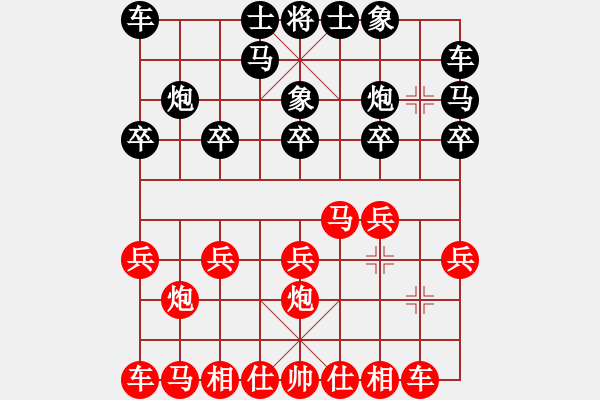 象棋棋譜圖片：隨手丟車：后手再負柳浪聞鶯 - 步數(shù)：10 