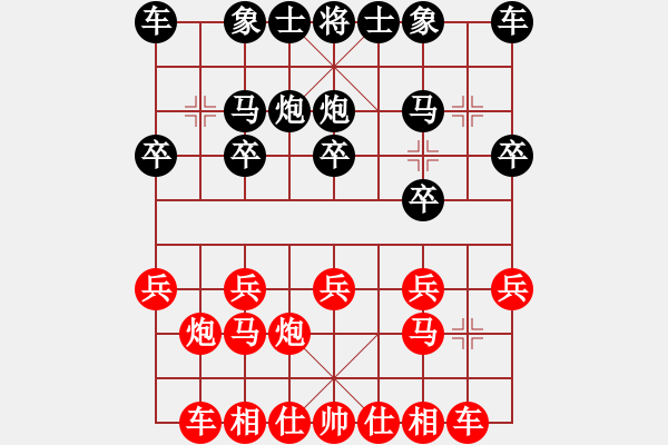 象棋棋譜圖片：一地在要工(9段)-和-一劍飄紅(1段) - 步數(shù)：10 