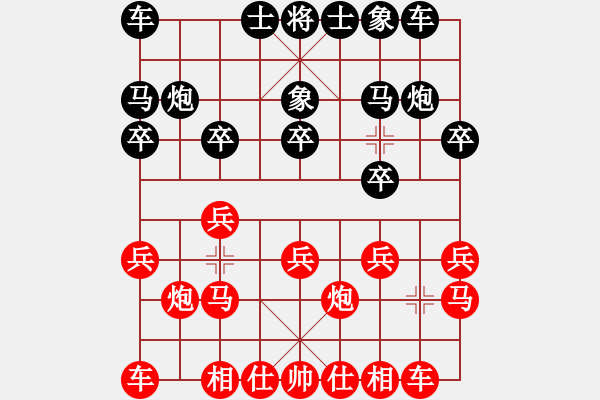 象棋棋譜圖片：常-燈先勝 張 .明 番棋交流第四盤2024.6.27弈于葉輝住處 - 步數(shù)：10 