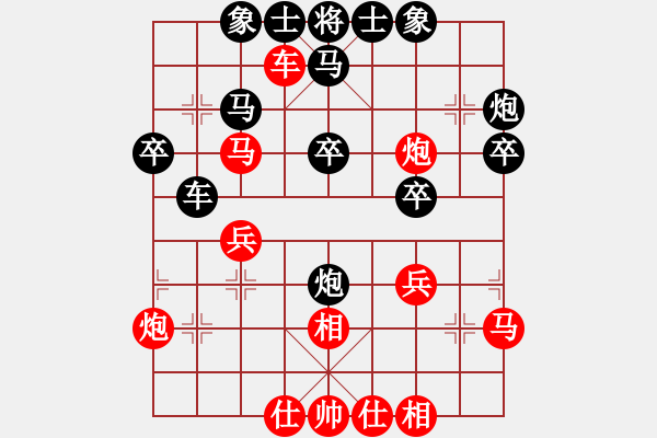 象棋棋譜圖片：班委委員(4段)-負(fù)-woshilaohu(7段) - 步數(shù)：40 