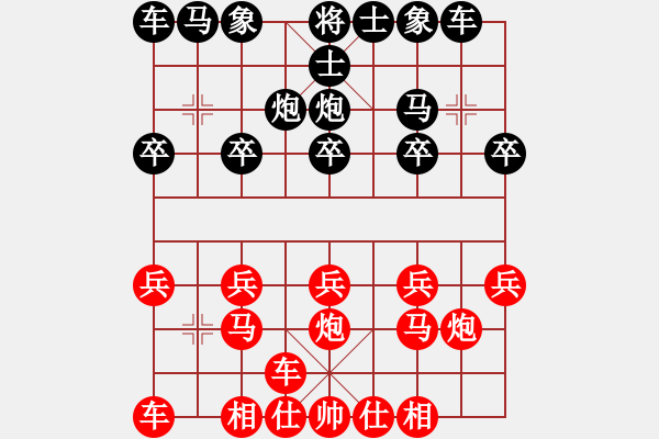 象棋棋譜圖片：棋友-魚aiq鳥[575644877] -VS- 無(wú)名小卒 [921937763] - 步數(shù)：10 