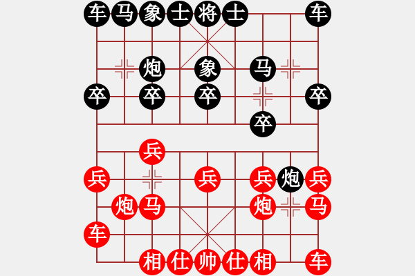 象棋棋譜圖片：揚(yáng)二狼(2段)-負(fù)-無(wú)雙(2段) - 步數(shù)：10 