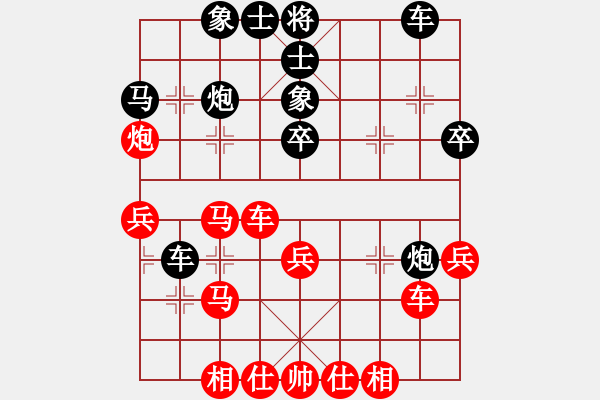 象棋棋譜圖片：揚(yáng)二狼(2段)-負(fù)-無(wú)雙(2段) - 步數(shù)：40 