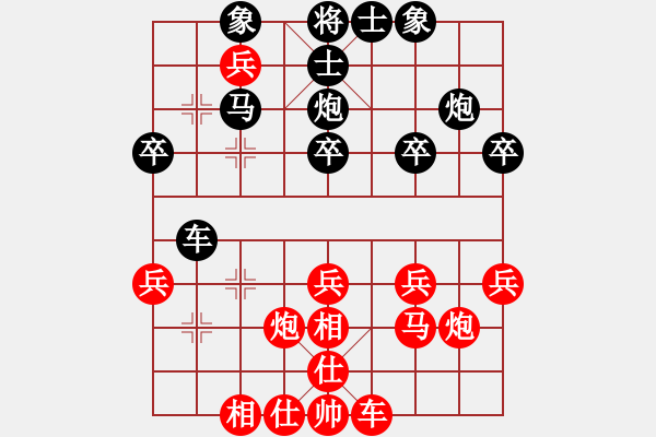 象棋棋譜圖片：天涯博客 先勝 灰太狼 - 步數(shù)：30 