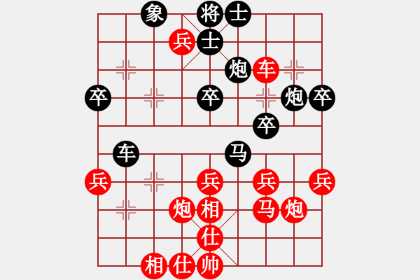 象棋棋譜圖片：天涯博客 先勝 灰太狼 - 步數(shù)：40 