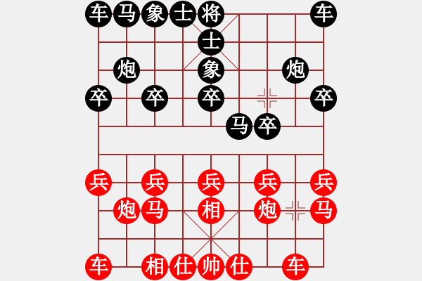 象棋棋譜圖片：夫子[18811148] -VS- Baty[85899161] - 步數(shù)：10 