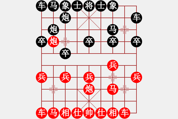 象棋棋谱图片：中南棋协(4舵)-和-浙江一奇(3舵) - 步数：10 