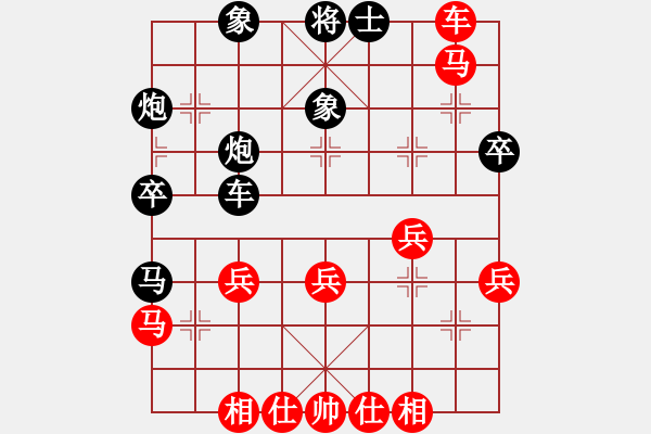 象棋棋譜圖片：班委委員(2段)-勝-琪風(fēng)錚錚(1段) - 步數(shù)：40 