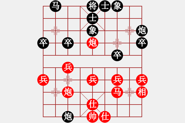 象棋棋譜圖片：沒有底(4段)-勝-蜜糖(8段) - 步數(shù)：30 