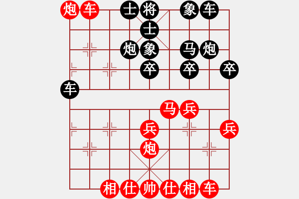 象棋棋譜圖片：bbboy002(3舵)-勝-超標(biāo)準(zhǔn)(8舵) - 步數(shù)：30 