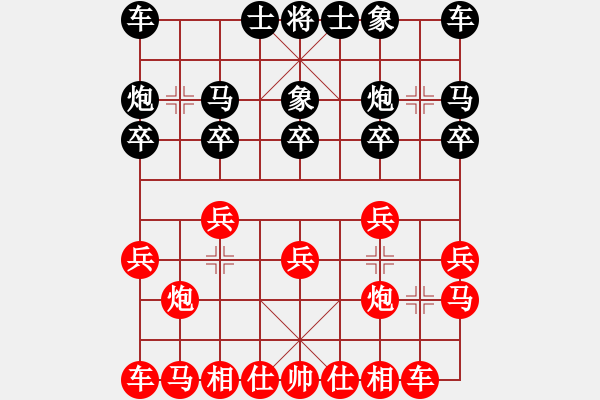 象棋棋譜圖片：楊梅超風(5段)-和-秦王李世民(5段) - 步數(shù)：10 