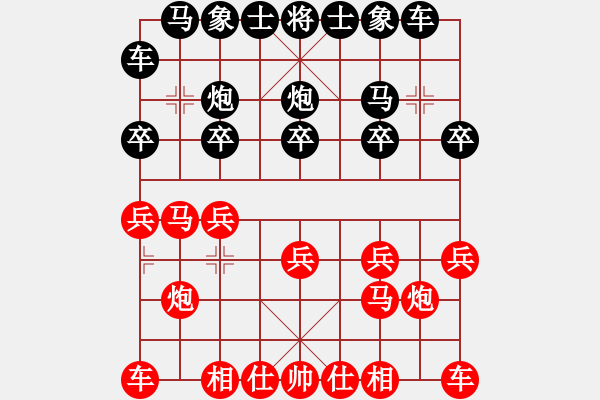 象棋棋譜圖片：弈海無敵(北斗)-勝-魔鬼棋手(無極) - 步數(shù)：10 