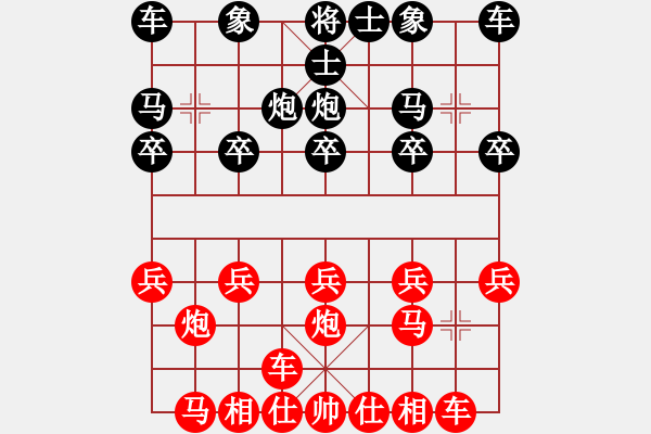 象棋棋譜圖片：平度某先負梁英波1 - 步數(shù)：10 