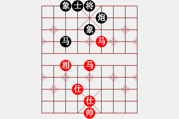 象棋棋譜圖片：云庫測試(北斗)-負-旋風測試三(北斗) - 步數(shù)：170 