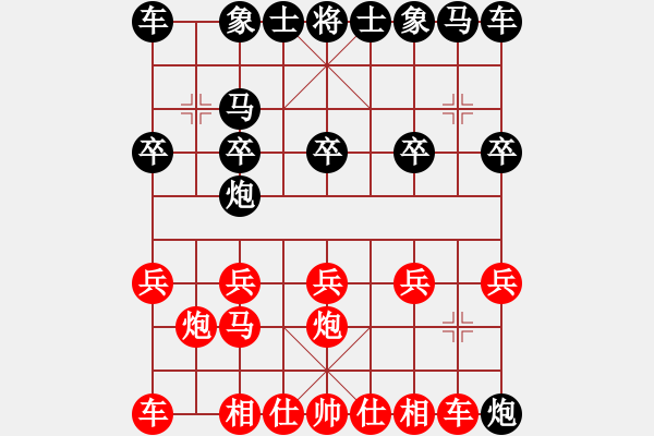 象棋棋譜圖片：讓馬 - 步數(shù)：10 