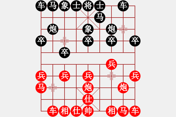 象棋棋譜圖片：大理花無缺(9段)-和-去棋中論壇(日帥) - 步數(shù)：10 