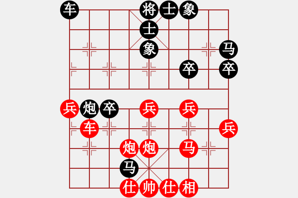 象棋棋譜圖片：華峰論棋(5段)-勝-奇兵脫殼(5段)五八炮互進(jìn)三兵對(duì)屏風(fēng)馬 紅左邊馬對(duì)黑邊卒 - 步數(shù)：40 