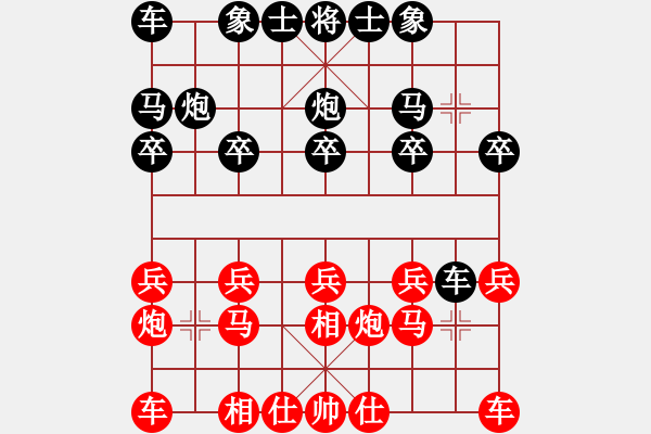 象棋棋谱图片：2018西安启杰象俱部精英张会民先负康刚伟2 - 步数：10 