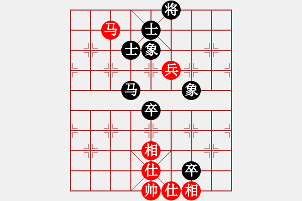 象棋棋谱图片：第22轮 5-2 京冀 金波 红先和 杭州 王天一 - 步数：100 