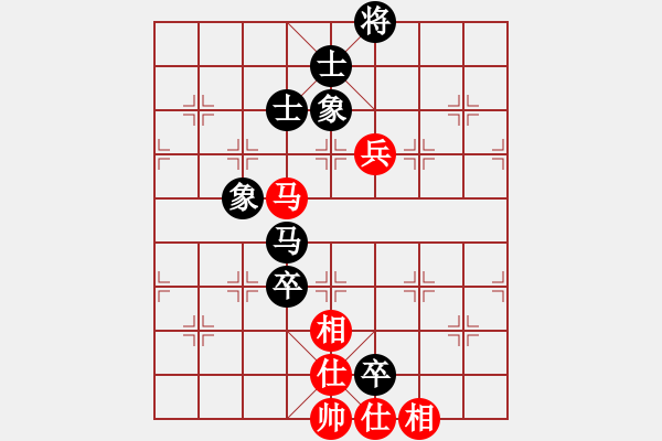 象棋棋谱图片：第22轮 5-2 京冀 金波 红先和 杭州 王天一 - 步数：120 