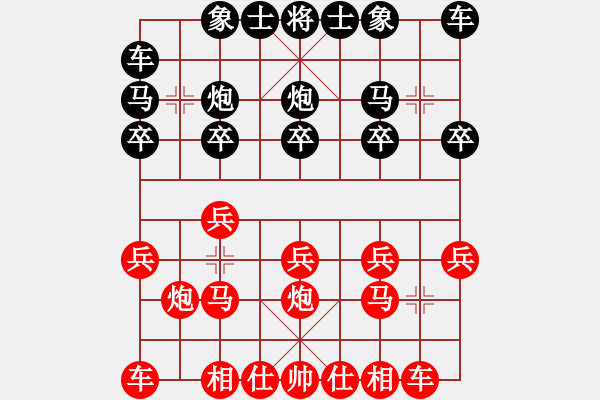 象棋棋譜圖片：仙人指路（業(yè)五升業(yè)六評(píng)測(cè)對(duì)局）我先勝 - 步數(shù)：10 