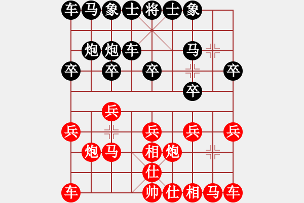 象棋棋譜圖片：風(fēng)云霸主(8段)-和-上海女孩(7段) - 步數(shù)：10 