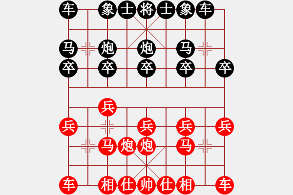 象棋棋譜圖片：郭莉萍     先勝 郭瑞霞     - 步數(shù)：10 