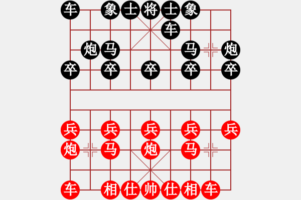 象棋棋谱图片：第7轮第7台倪半雷vs潘士强 - 步数：10 