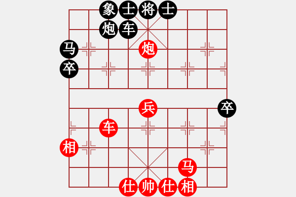 象棋棋譜圖片：五七炮進(jìn)三兵對(duì)屏風(fēng)馬進(jìn)3卒  （黑飛右象）   飛天屠龍(4f)-勝-太湖戰(zhàn)神八(5f) - 步數(shù)：60 