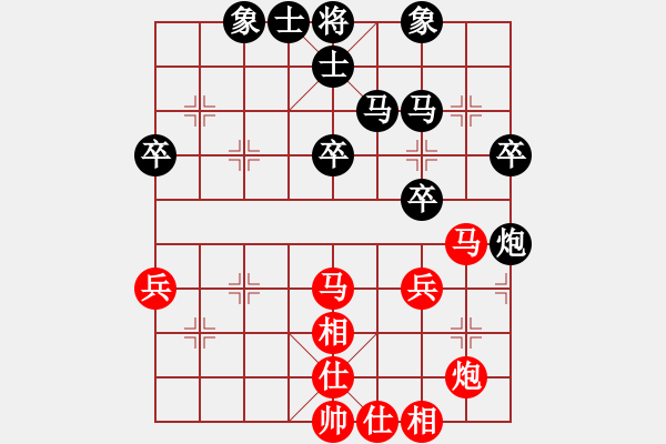 象棋棋譜圖片：沙漠狐(1段)-負(fù)-刁不三刀(7段) - 步數(shù)：40 